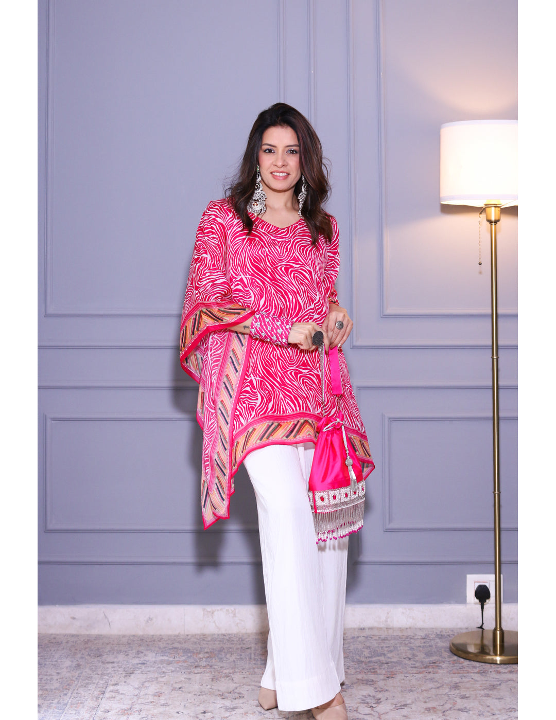 Classy Pink  Kaftan