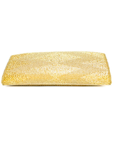 Shimmery golden clutch