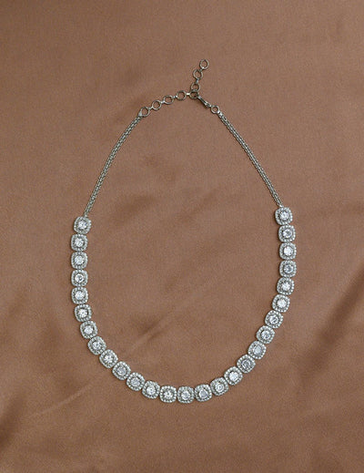 Elegant White Stone Necklace