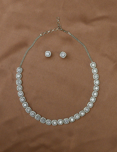 Elegant White Stone Necklace