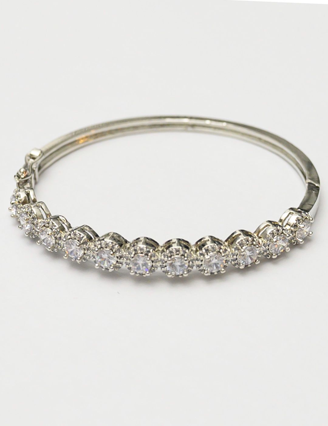Jinder's Silver Diamond Bracelet