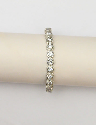 Jinder's Silver Diamond Bracelet