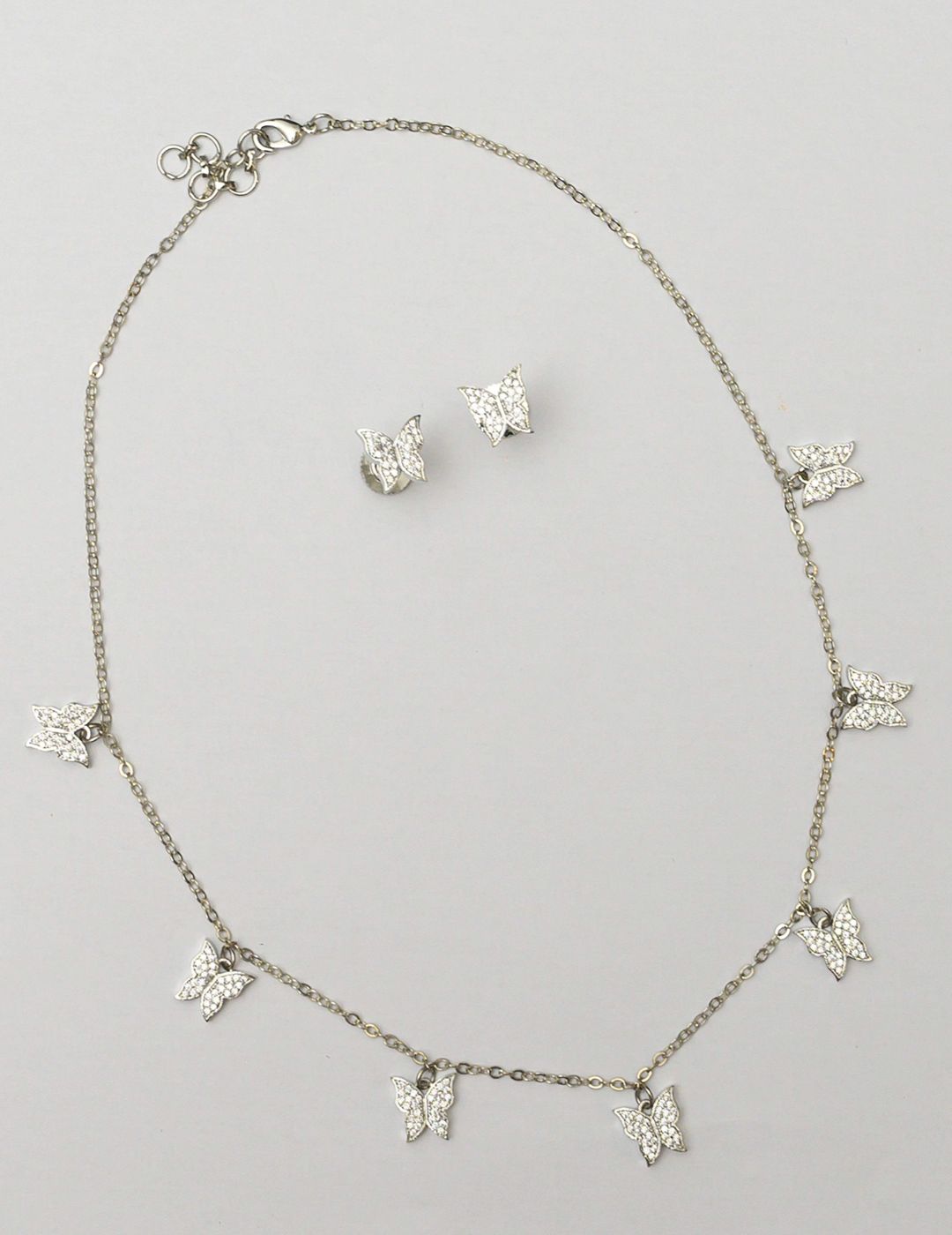 Dainty Butterflies Necklace Set