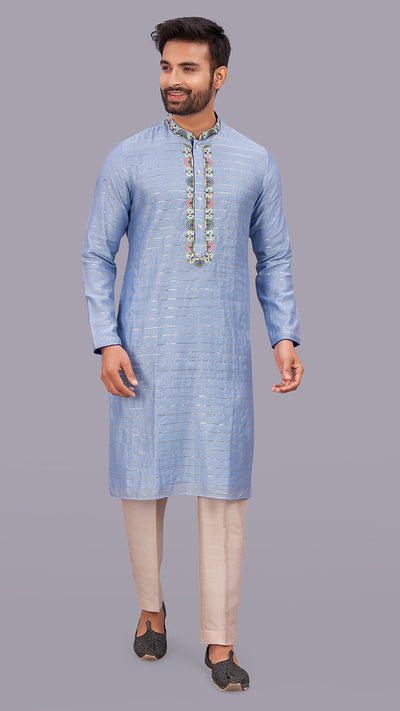 mens Chanderi Kurta Set online